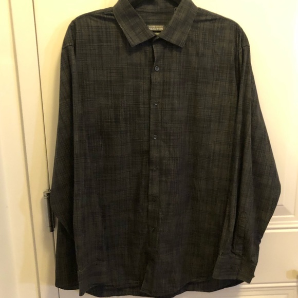Kenneth Cole Reaction Men’s Dress Shirt Regular - Picture 3 of 14